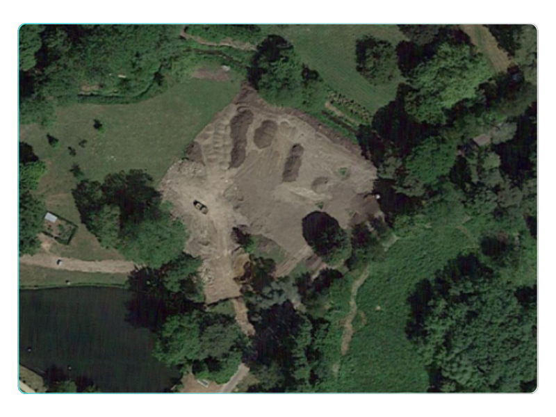 Illegal dumping site overview